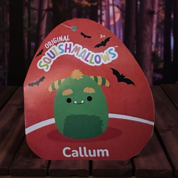 NWT Squishmallow Callum the Monster Halloween Plush Stuffed Animal 3.5” - Picture 6 of 6